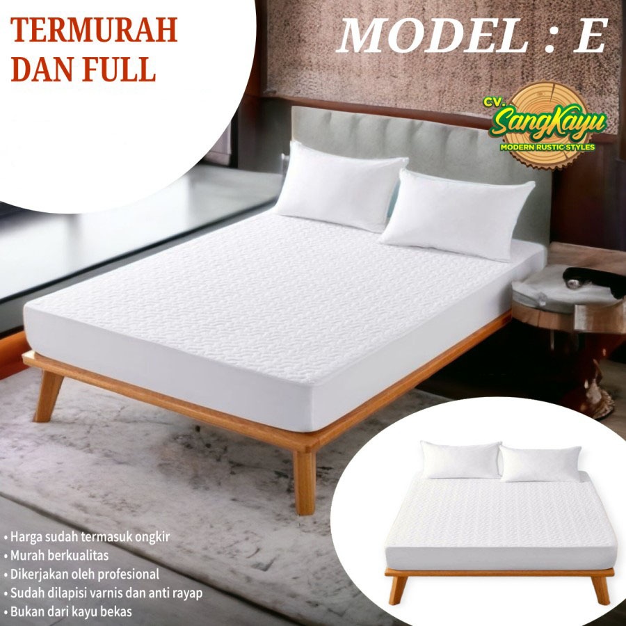 TERMURAH divan dipan kayu tempat tidur minimalis  Divan springbed minimalis 03