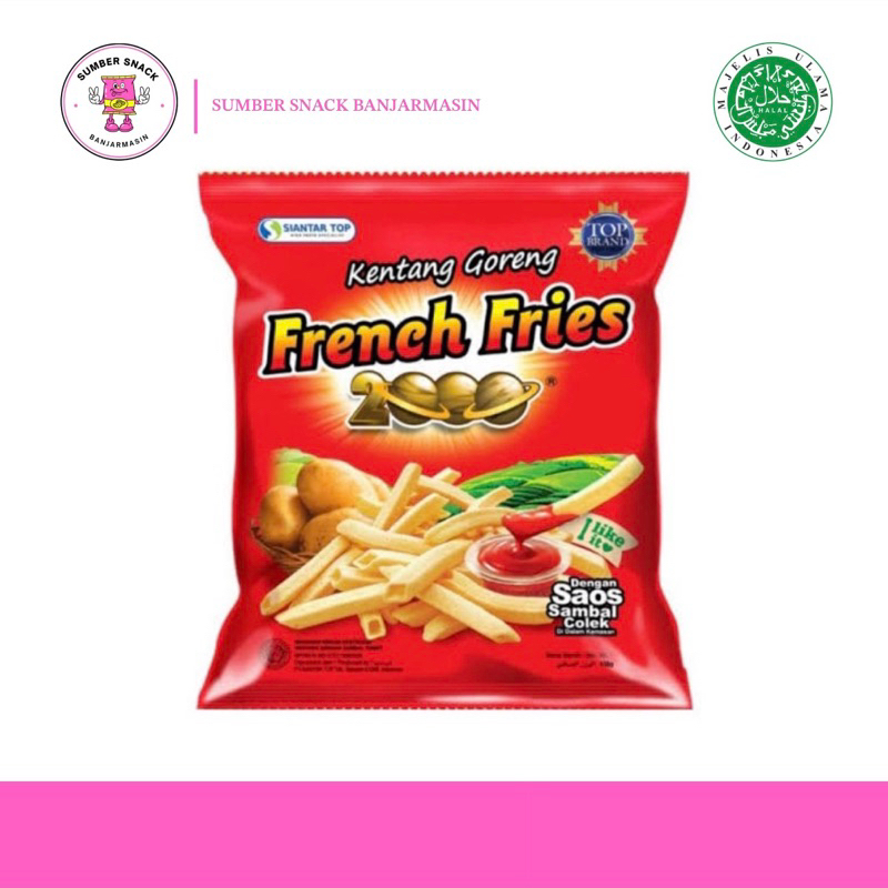 

Snack Kentang Goreng French Fries 2000 (62g)