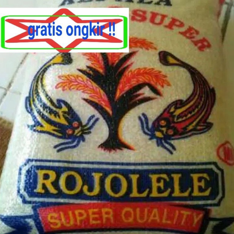 

PROMO ALE Beras cap merek Rojolele 1 kg timbangan full via gojek