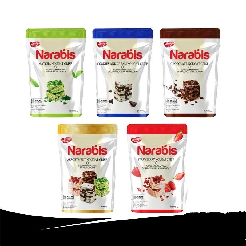 

Naraya NARABIS Nougat crisps kemasan 90 gram