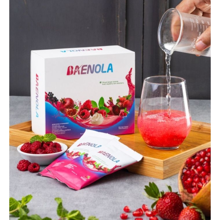 

DISKON BAENOLA FIBER DRINK Penurun Berat Badan Minuman Extrak Buah Kaya Antioksidan Harga 1 Box isi 12 Sachet