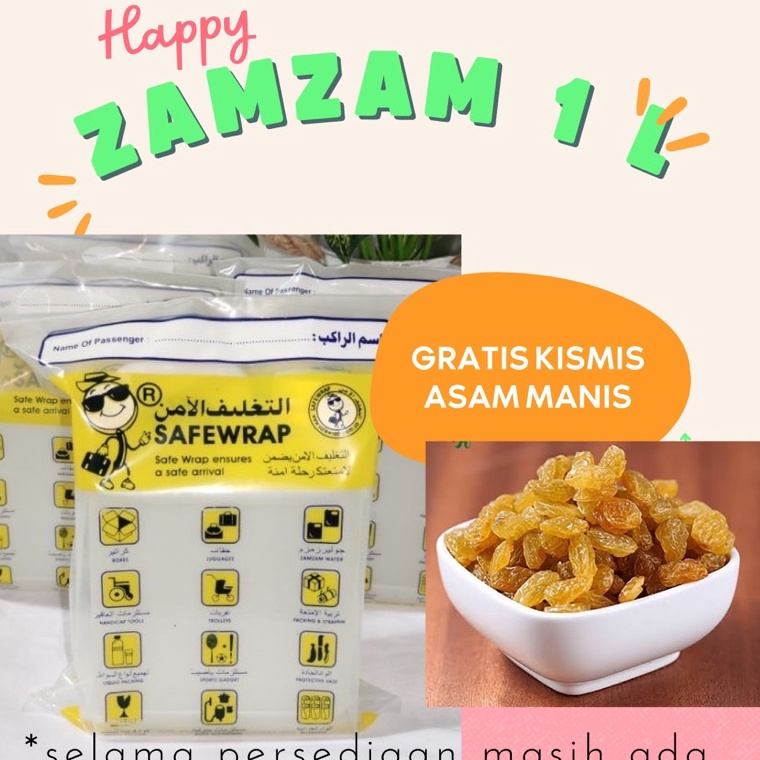 

BEST SELLER ZAMZAM 1 liter Harga Grosir Free Kismis