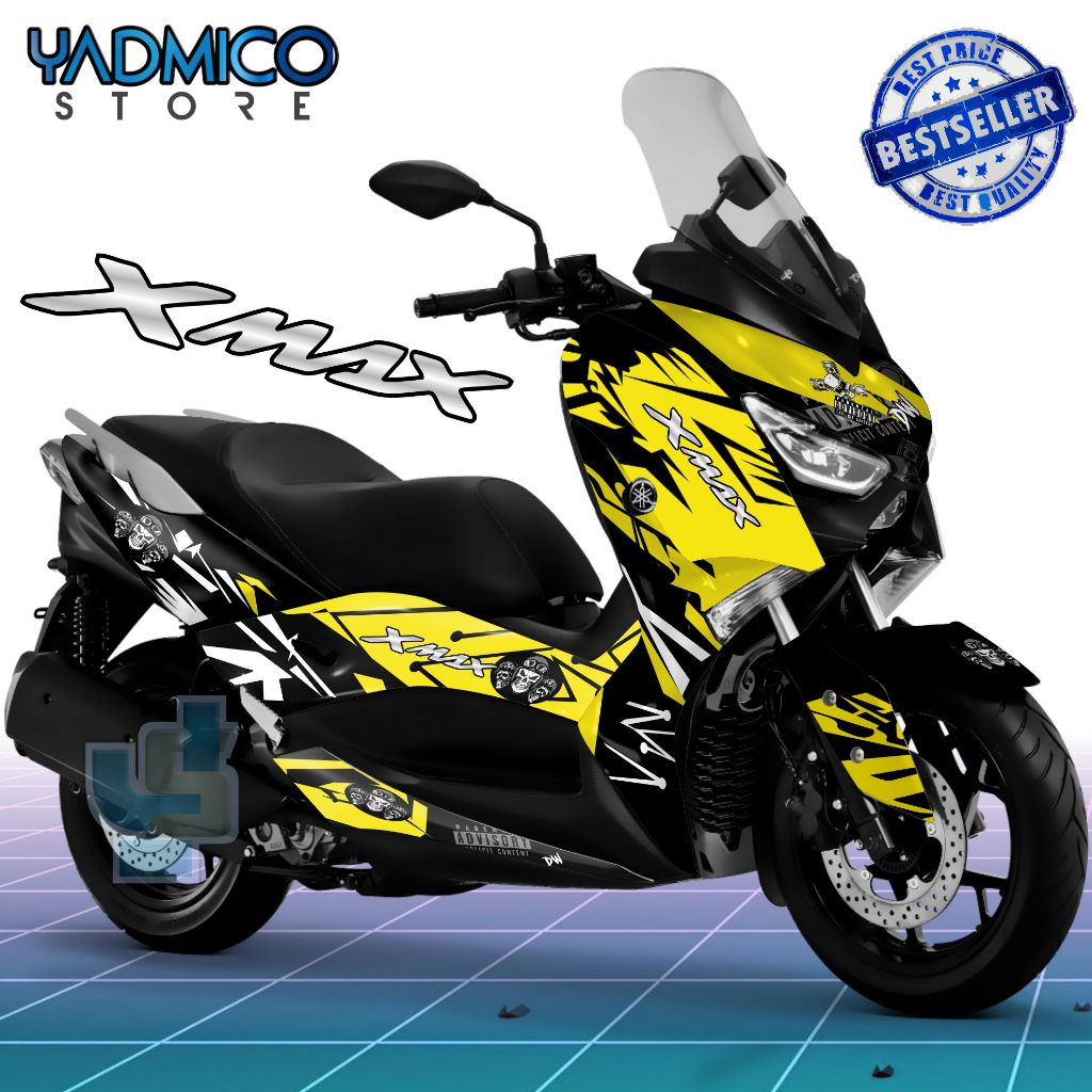 Decal XMAX 250 Full Body - Stiker Motor XMAX Full Body - Dekal XMAX 250 - Striping XMAX 250 Variasi 