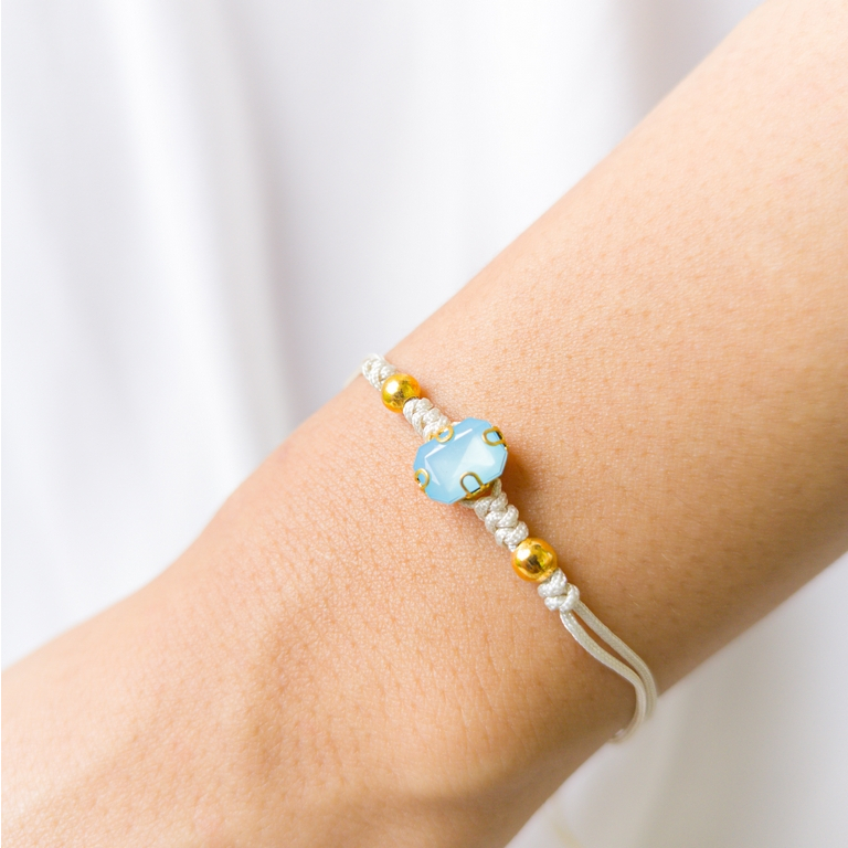 Seso Premium Zircon Bracelet - Gelang Premium Zircon Blue