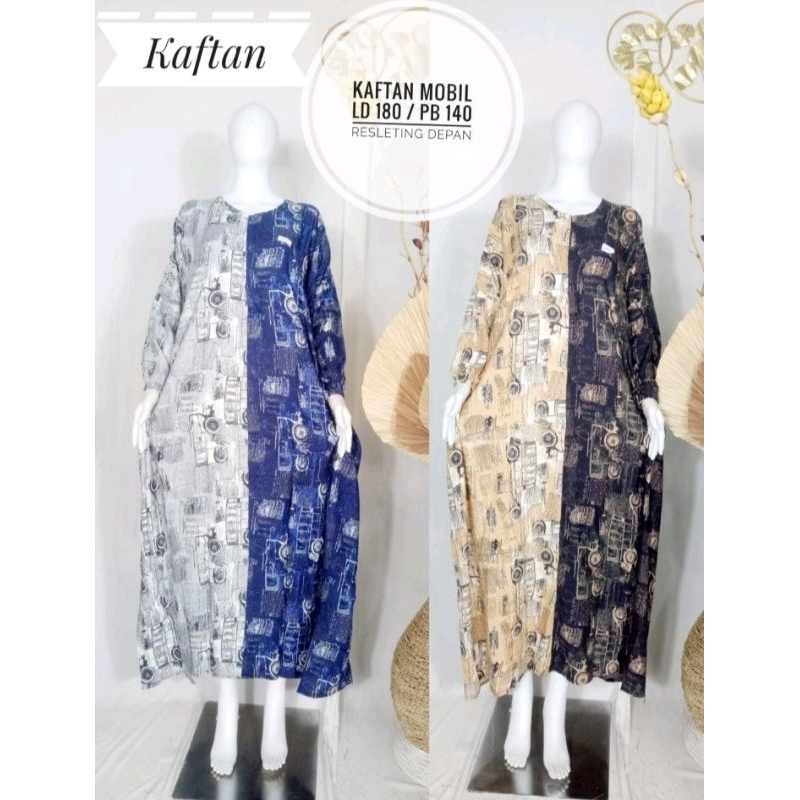 KAFTAN MURAH DASTER GAMIS BATIK RAYON miza batik KAFTAN KORAN BUSUI FRIENDLY RAYON SUPER PREMIUM