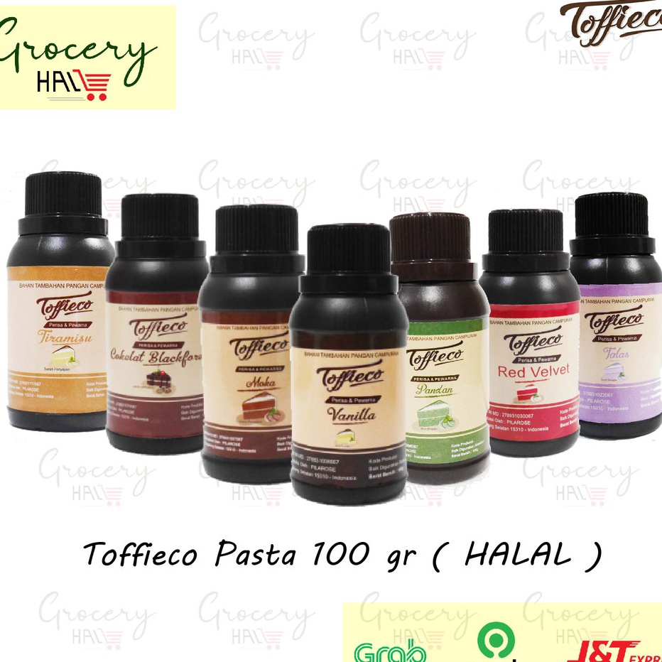 

Free Ongkir PASTA TOFFIECO PERASA TOFFIEKO 1 GRAM VANILLA RED VELVET PANDAN MOCCA DLL