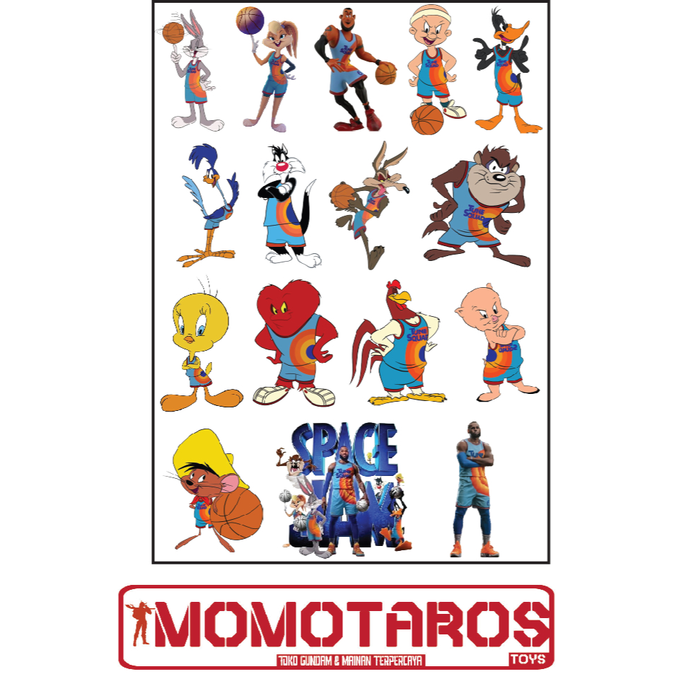 

Sticker murah antiair transparan Space Jam 1 pc