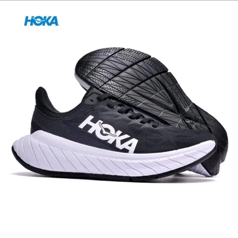 NEW SEPATU RUNNING OLAHRAGA JOGGING HOKA SEPATU HOKA ONE ONE CARBON X2 PRIA WANITA