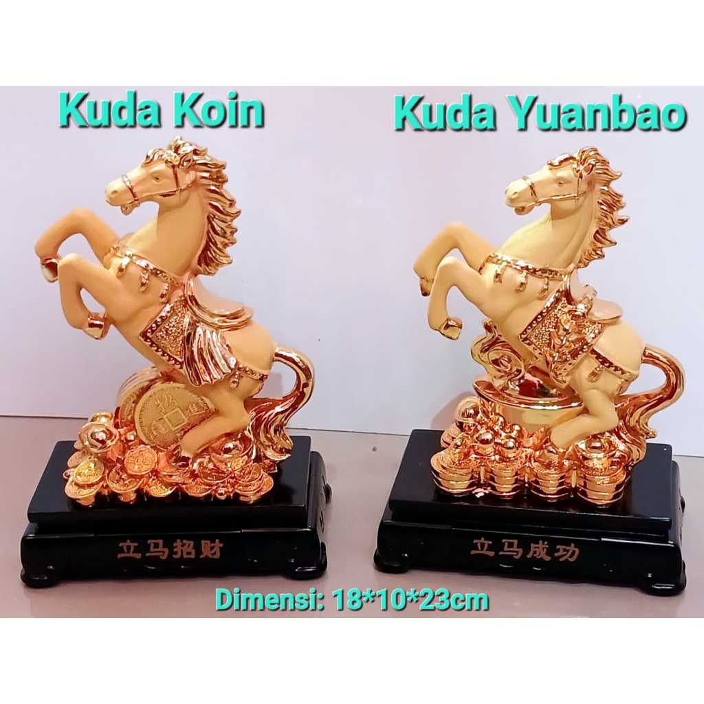 Patung Kuda Fiber / Figurine Kuda Resin / Pajangan Kuda