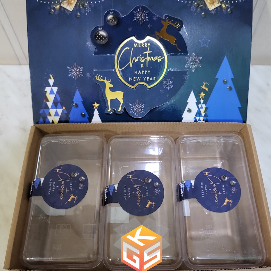

Terbaru 1pcs Dus Natal Box Hampers Natal Kue Kering ukuran Toples 35gr