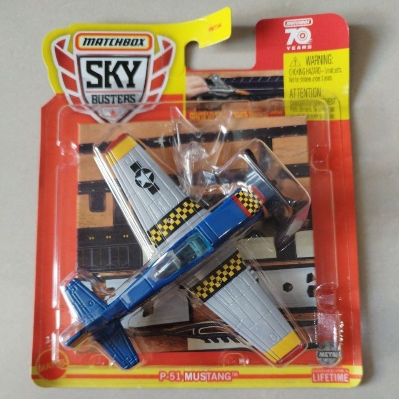 Matchbox SKY Busters P 51 Mustang