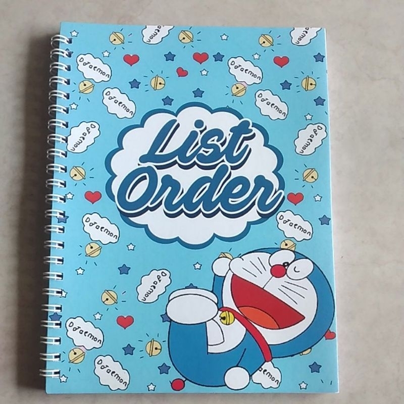 

List Order / Order Book A5 ( seukuran buku tulis )