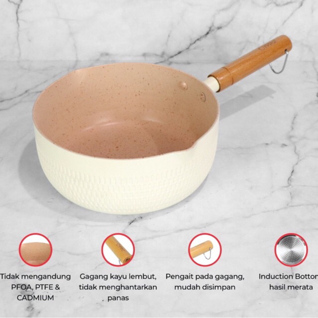 Sauce Pan 20 cm Color Series Cypruz SN-0272