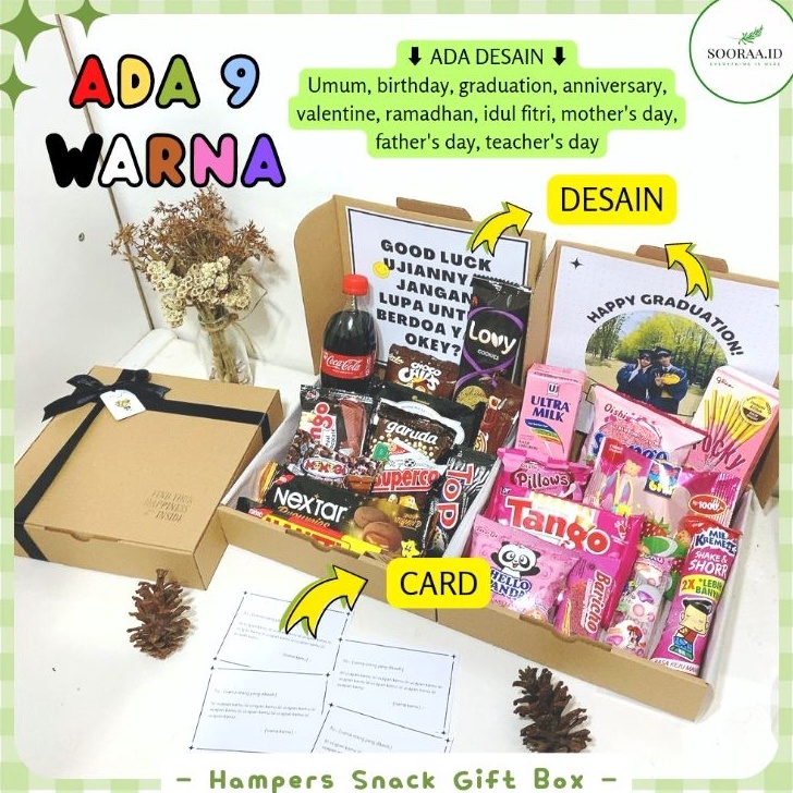 

C6369 BACA DESKRIPSI Hampers snack ulang tahun Hampers lebaran Hampers Ramadhan snack box gift box hadiah ulang tahun hadiah wisuda