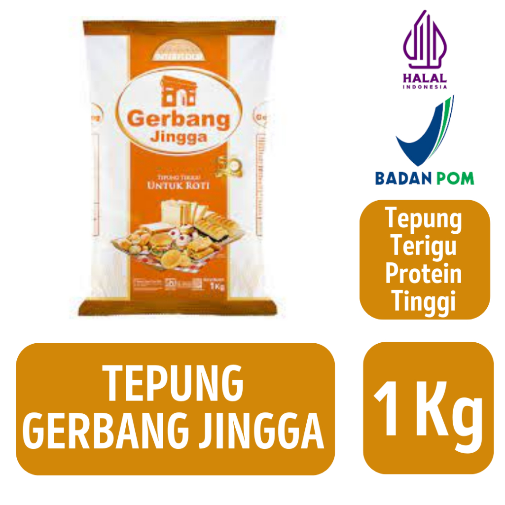 

Tepung Terigu Gerbang Jingga [1 Kg]