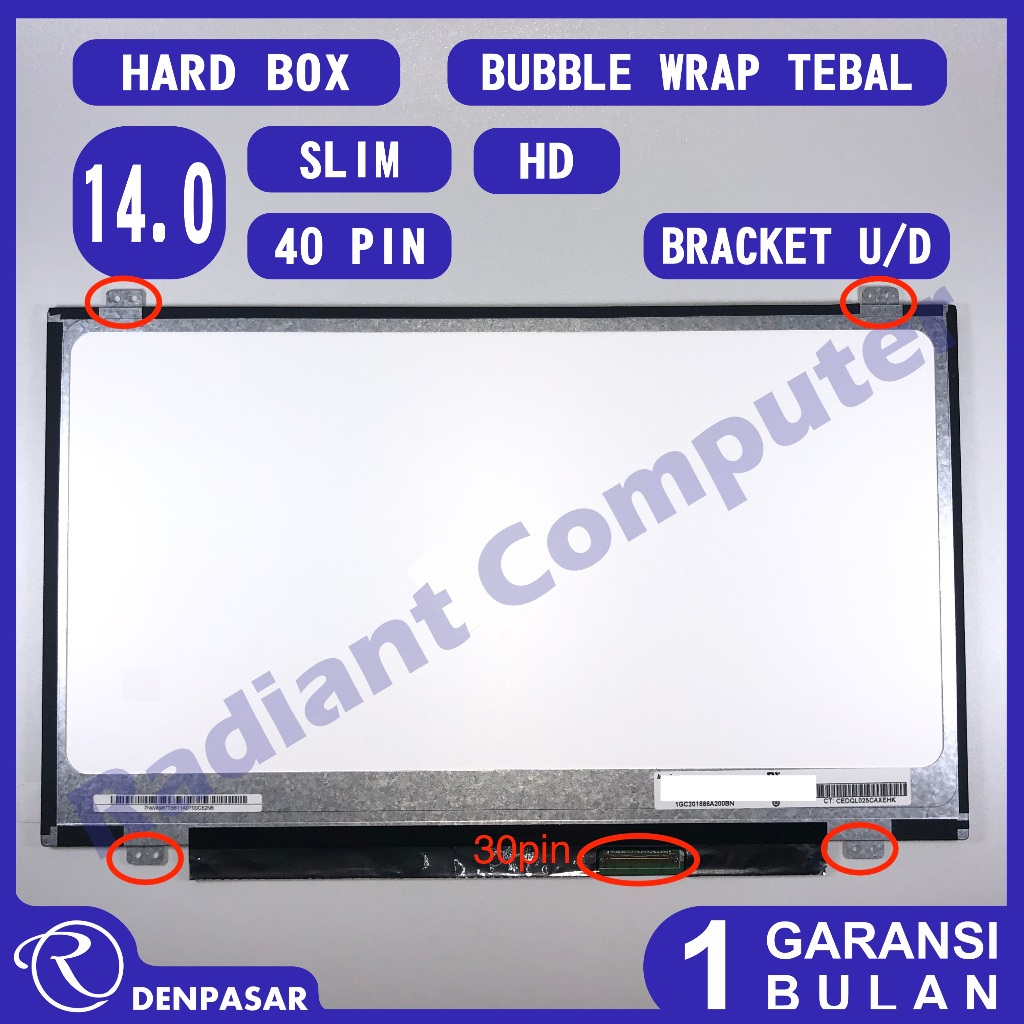 LCD LED DELL Latitude 3440 (model P37G004), 6430U E5440 E6440