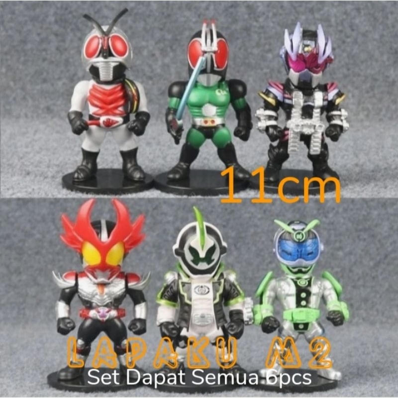 Action Figure Kamen Rider Black RX Set isi 6