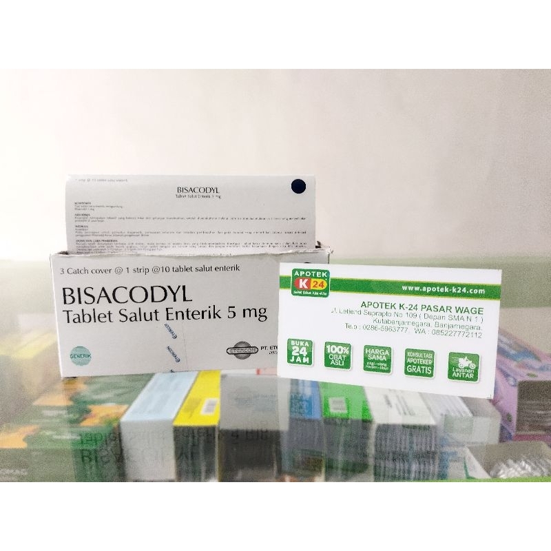 Bisacodyl Novell 5mg Tablet (per Tablet)
