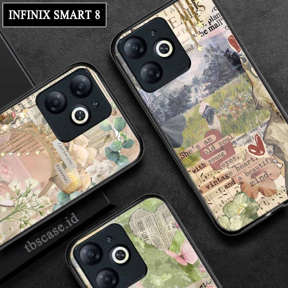 Softcase Glossy Glass Kaca Infinix Smart 8 Smart 8 Pro Terbaru [M-134] Case Handphone Infinix Smart 