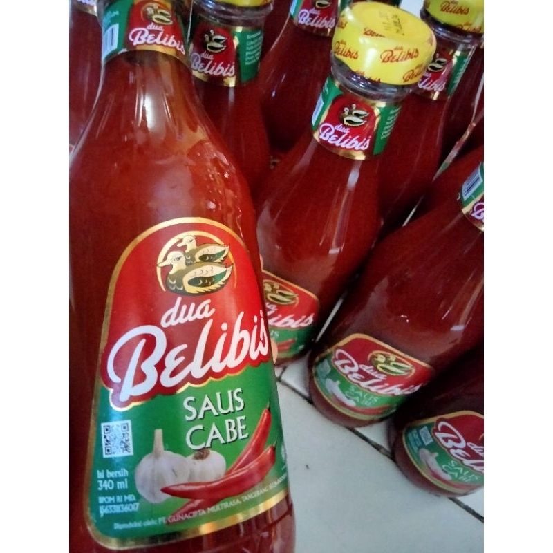 

Saos Cabe Dua Belibis Botol 340ml 1pcs