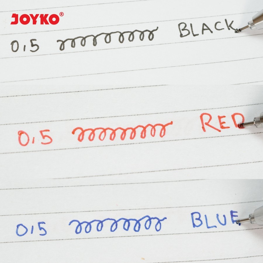 

HJK (12pcs) Gel Pen JK-100NT Track Gel 0.5 mm - Lusinan