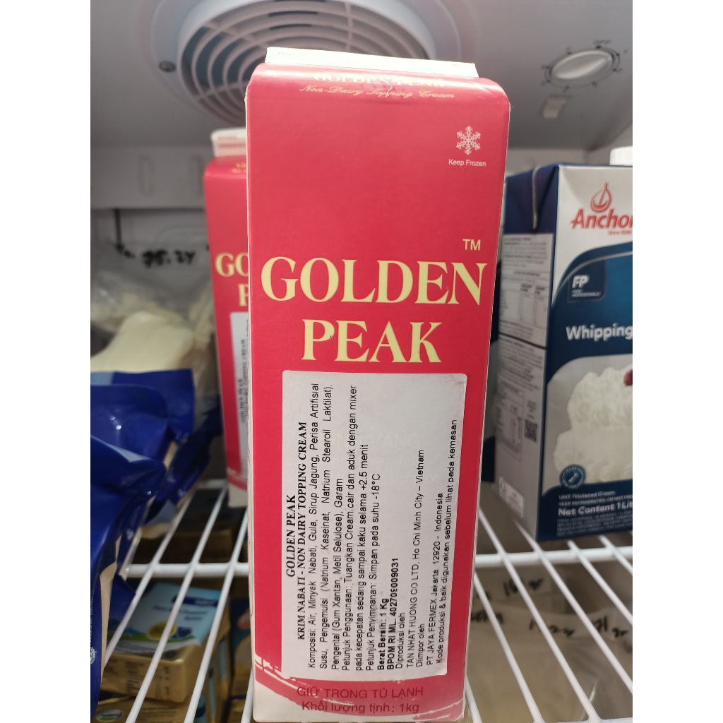 

Golden Peak Whipping Cream 1 liter (instant)