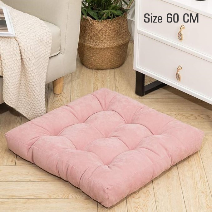 Bantal Duduk Kotak Besar Ukuran 60x60CM / Bantal Duduk Tebal Besar Jumbo / Bantal Meja Cafe Lesehan