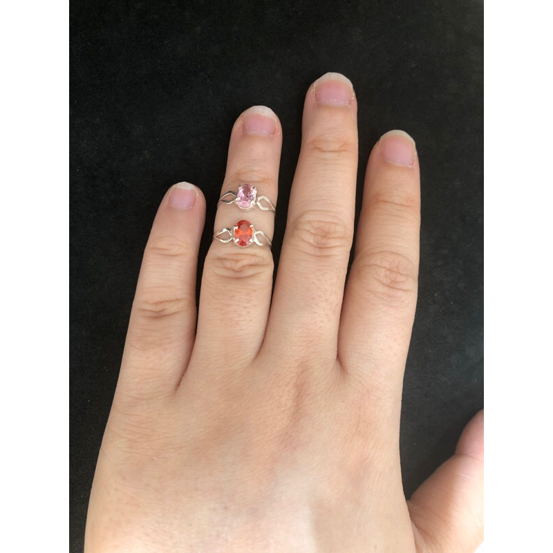 Asia Silver - Cincin Anak Perempuan Silver Cewek Perak Model Bermata