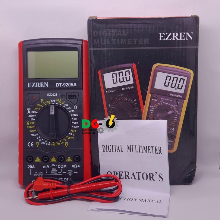 DIGITAL MULTIMETER DIGITAL AVOMETER EZREN DT-9205A