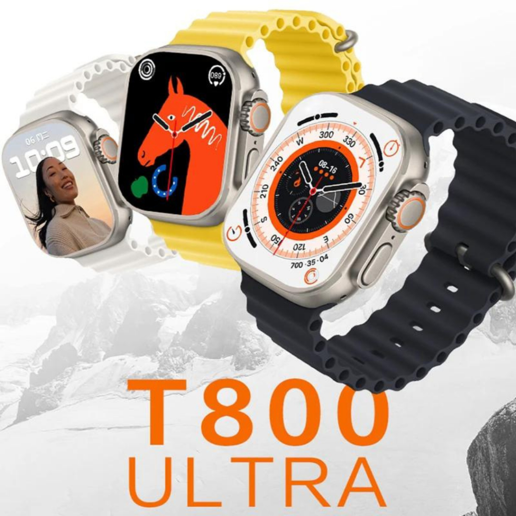 Smartwatch T800 Ultra Series 8 Ip67 Smartwatch Pria Wanita Watch 8 Ultra Charger Wireless