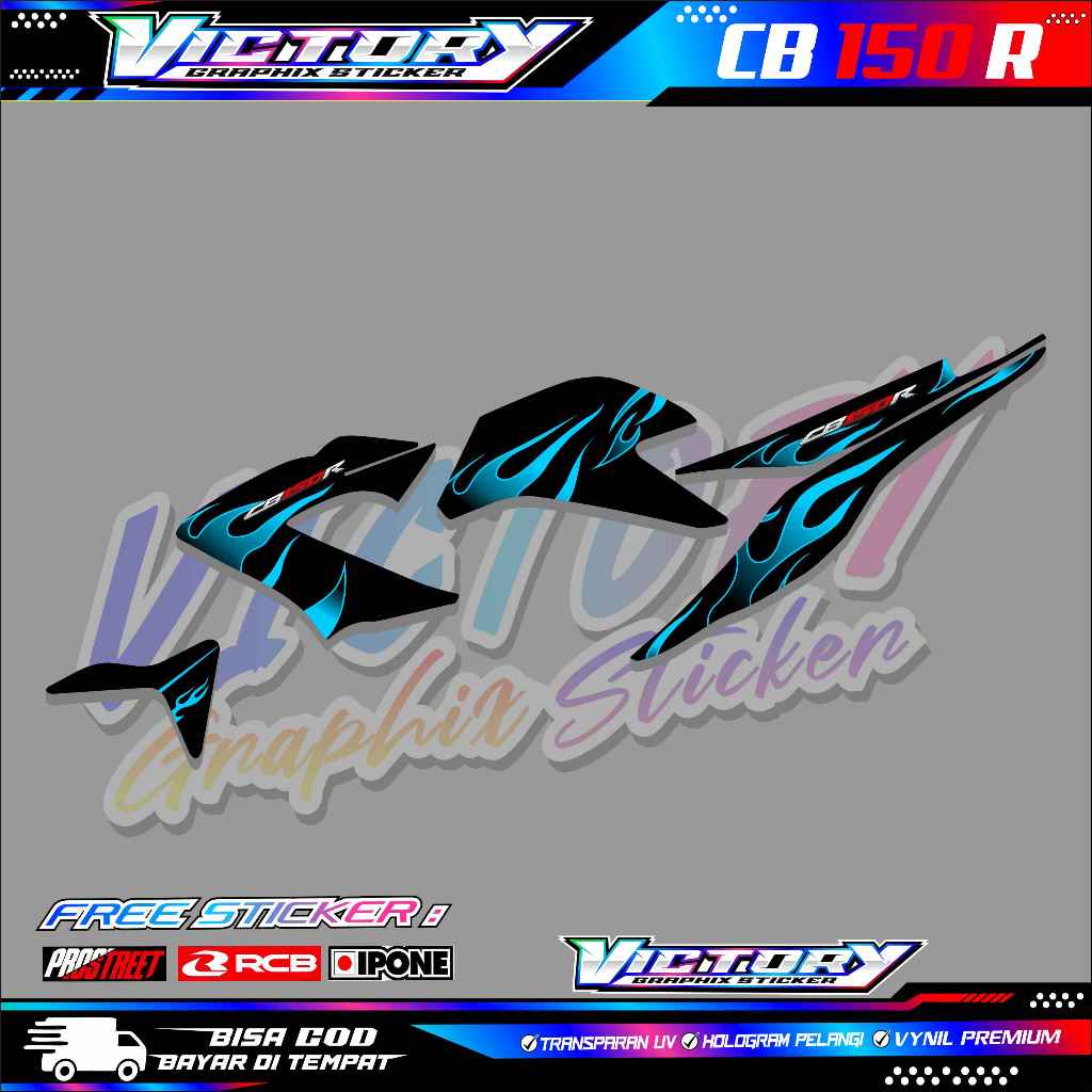 STRIPING VARIASI HONDA CBR 150 R / STICKER LIST VARIASI CBR 150 R