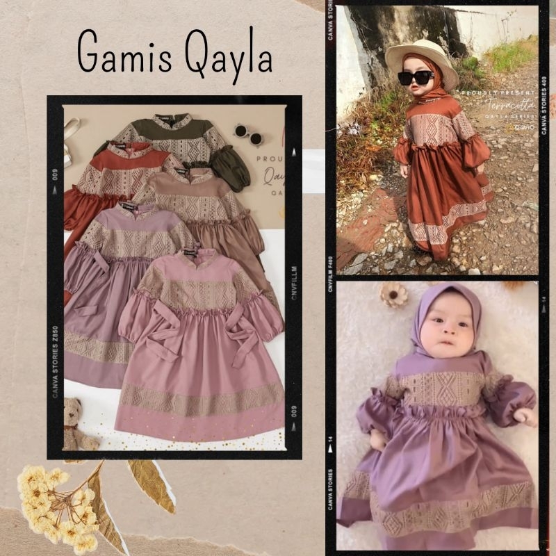 Gamis Bayi | gamis anak qayla dari Qavio