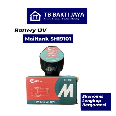 Mailtank Baterai Mesin Bor Cordless 12V