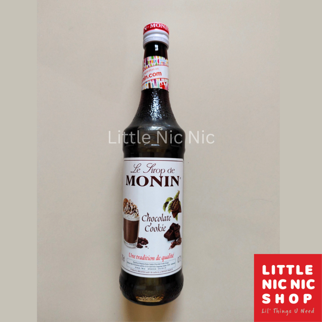 

Monin Chocolate Cookies flavoured syrup 70 CL (700ml) sirup rasa minuman café