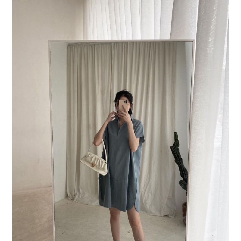 PRELOVED - ECINOS Happy Basic Dress In Blue