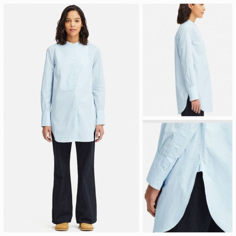 JW ANDERSON X UNIQLO tunik kemeja katun