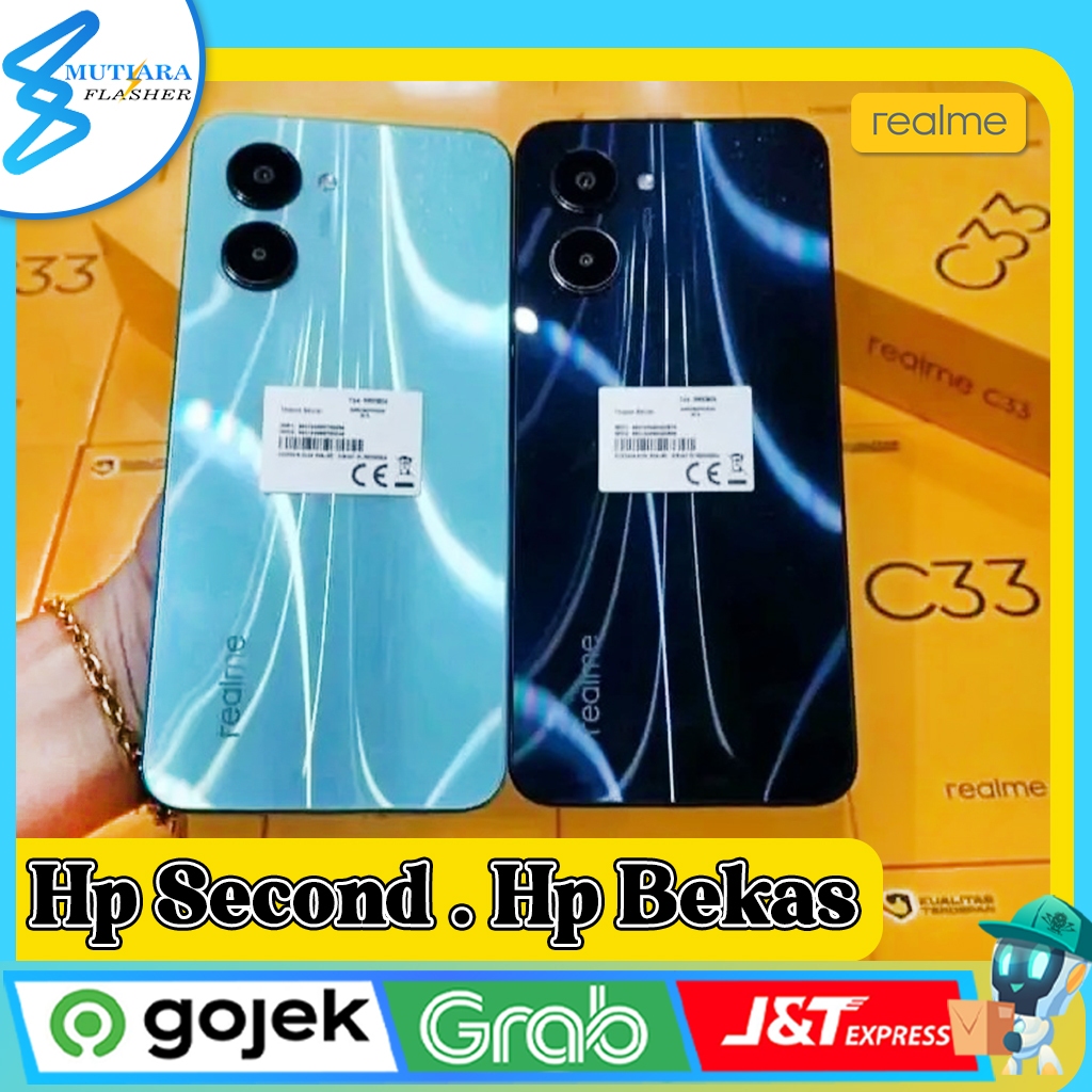 Realme C33 Ram 3/32GB | Ram 4/64GB | Ram 4/128GB Second Original