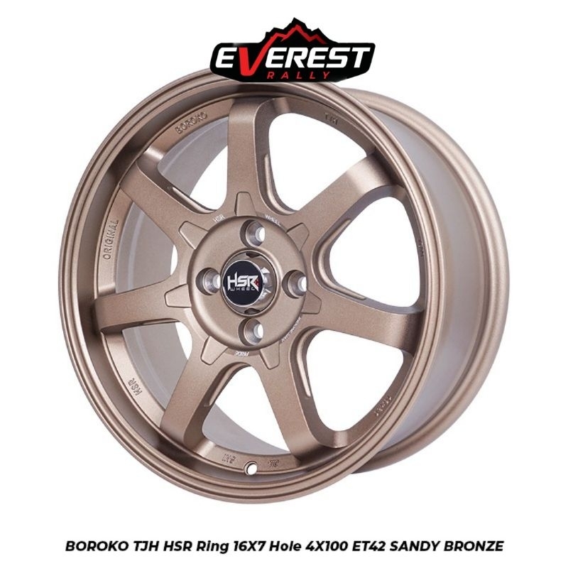Velg Mobil Ring 16 HSR BOROKO TJH HSR R16 Lebar 7 FOR BRIO.JAZZ DLL.