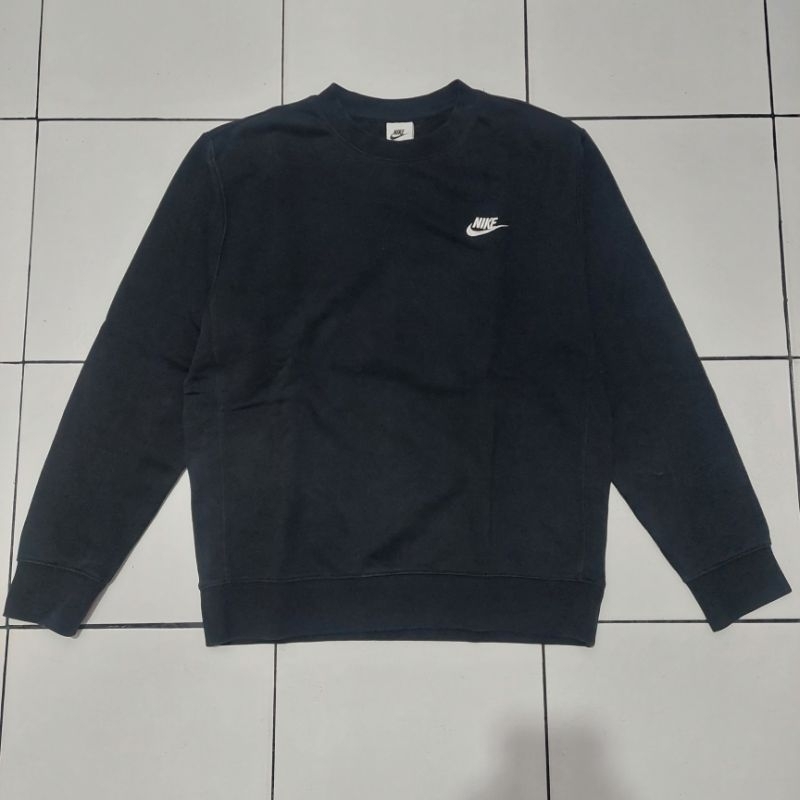 CREWNECK NIKE LOGO SMALL ( BLACK )