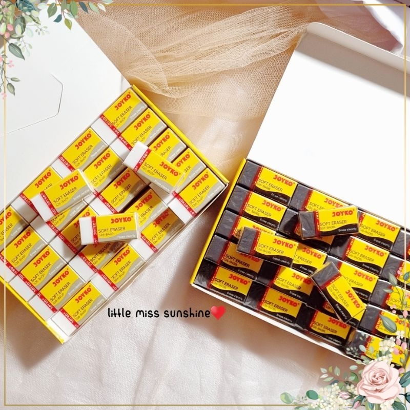 

Eraser Joyko Mini Black Hitam White Putih ATK keperluan peralatan perlengkapan sekolah kantor school SD SMP SMA kreatif penghapus karet ready stock siap instan segera kirim grosir murah little miss sunshine malang