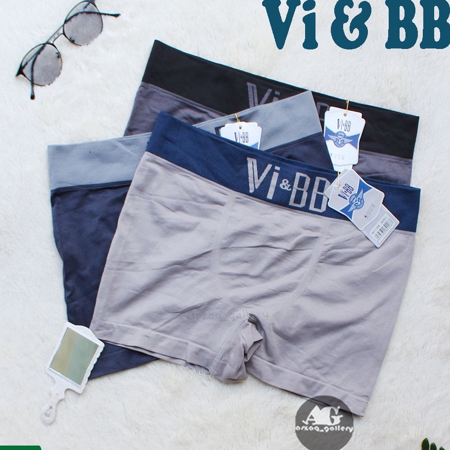 Ready Stock Grosir Lusinan  CD BOXER 1229 Celana dalam Pria Boxer Seamless VI BB  Boxer Pria  Celana