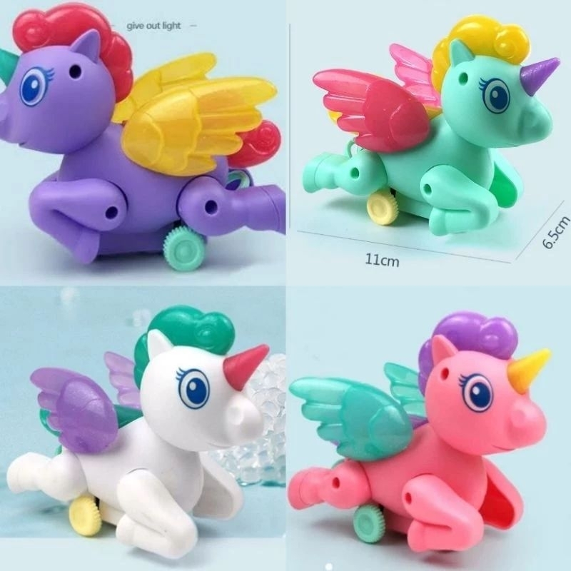 Sukses - Mainan Anak Kuda Pony tarik Bisa Berjalan Ada Lampu - Unicorn Tarik - Kuda Poni Tarik jalan