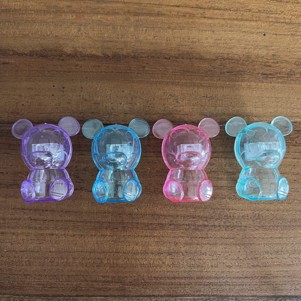 

Rautan Bentuk Mickey Mouse SATUAN Clear Bening Orotan Penyerut Serutan Peraut Pensil Tulis Warna Peralatan Menggambar Menulis Sekolah Kantor Stationery Orot Orotan Pencil Motif Lucu School Stuff Terjangkau Murah Kualitas Bagus Pentacle Malang