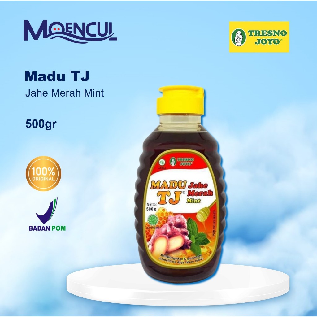 

Madu Tj Jahe Merah Mint 500gr / Madu Tresnojoyo 500 gr / Madu Jahe Merah Mint / Moencul