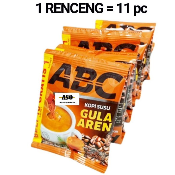 

KODE 77 KOPI ABC GULA AREN 27gr ISI 11 sachet RENCENG
