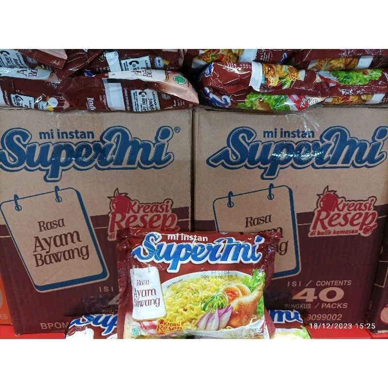

SuperMi Ayam Bawang Mie instan Lezat dan hemat