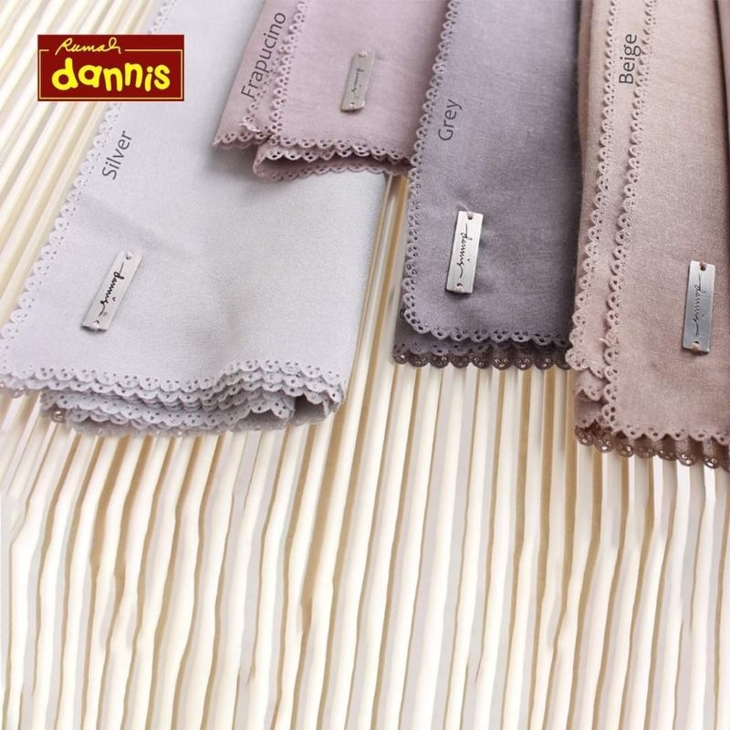 ❤️ Dannis Online Surabaya ❤️ Scraft Dannis Terbaru Voal Premium 115x115 cm Original Jilbab Hijab Ker