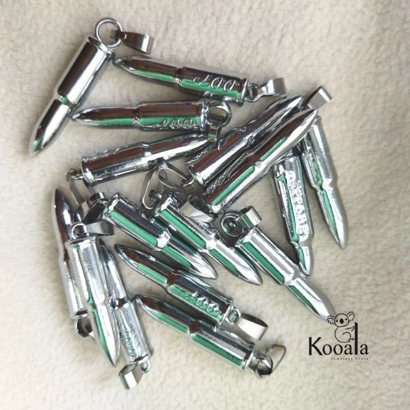 Dijual Liontin Peluru Saja / Liontin peluru tanpa kalung / sale liontin keren