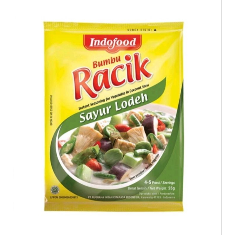 

Racik Bumbu instan sayur lodeh 1 sachet