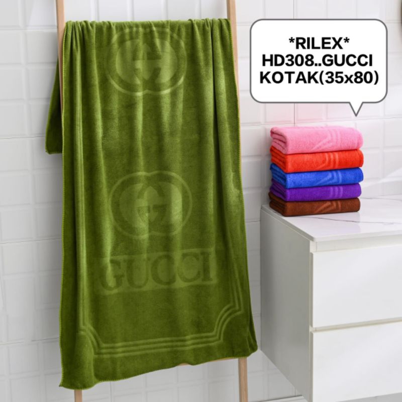 Handuk KECIL Lembut 35x80 GUCCI RILEX | Handuk Olahraga | Handuk Muka | Handuk Leher